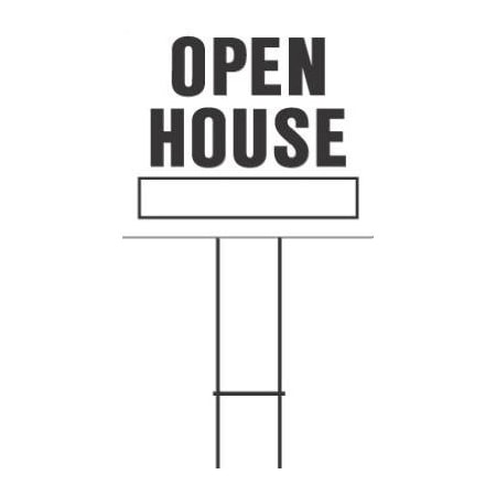 Hy-Ko Prod 20x24 Open House Sign, LOH-3 LOH-3